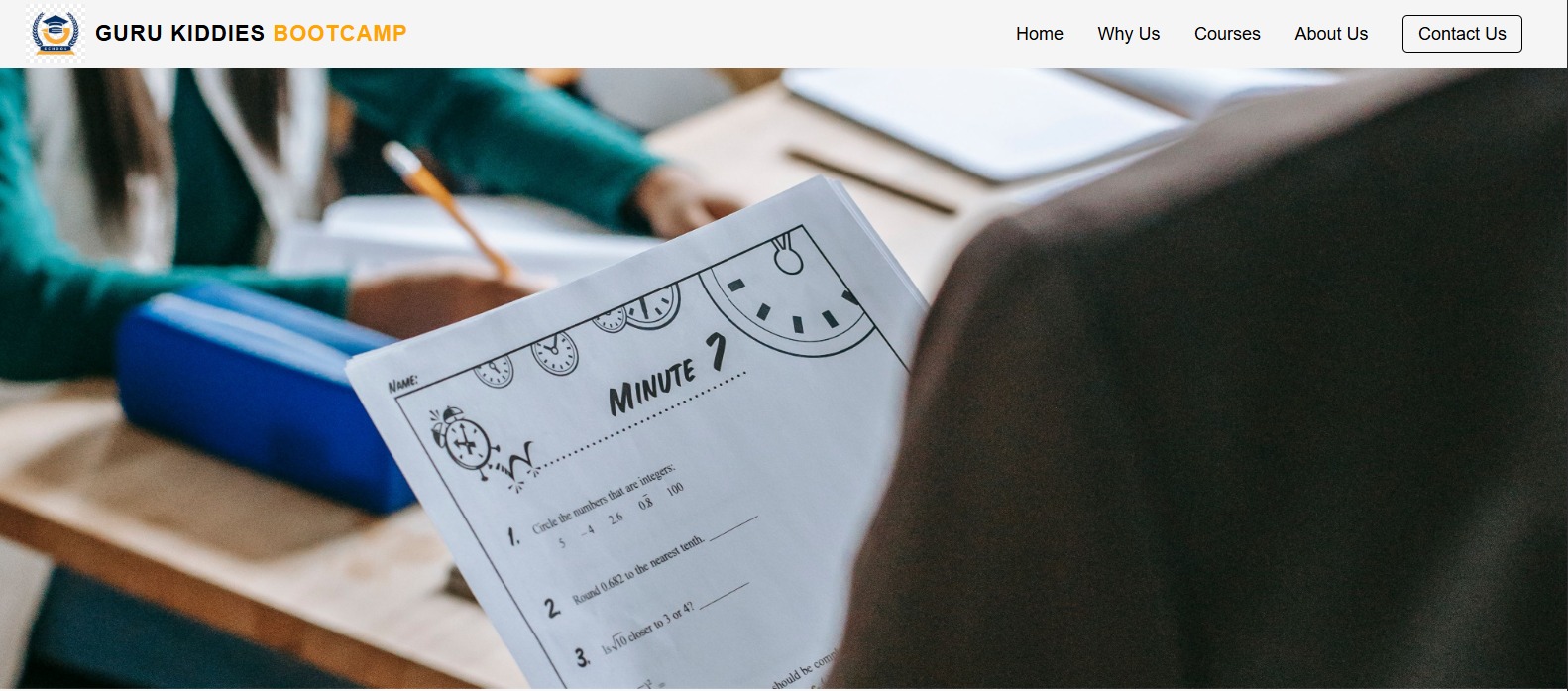 Bootcamp Home Page